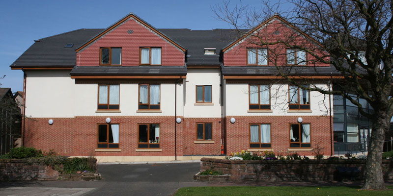exterior of a care home