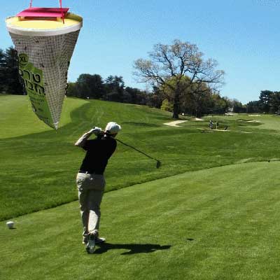 fly repellent by a golf tee